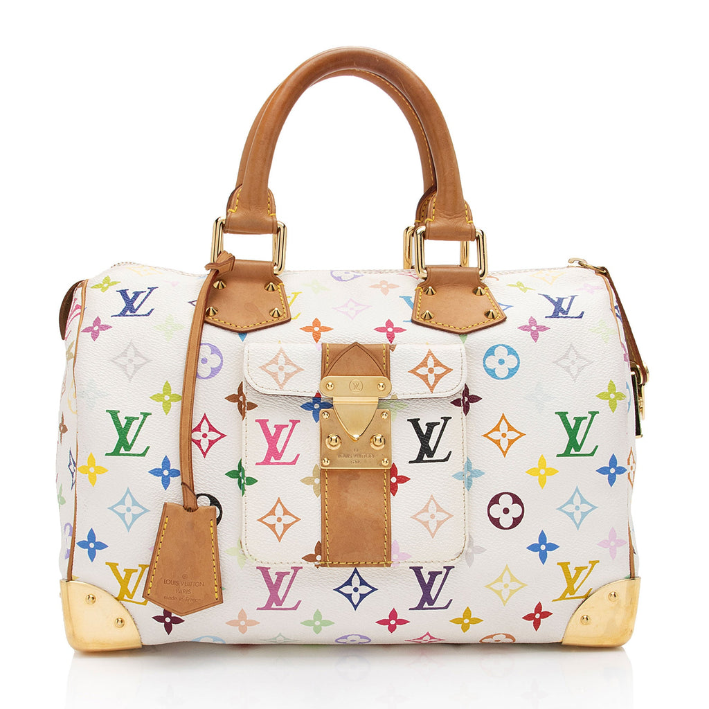 Louis Vuitton Monogram Multicolore Speedy 30 Satchel (SHF-6zQaEL)