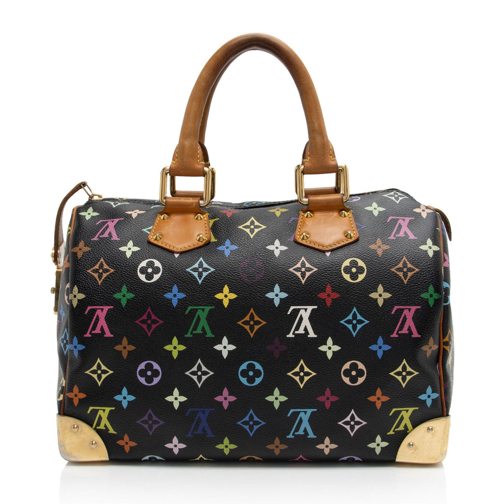 Louis Vuitton Monogram Multicolore Speedy 30 Satchel (SHF-J10WcQ)