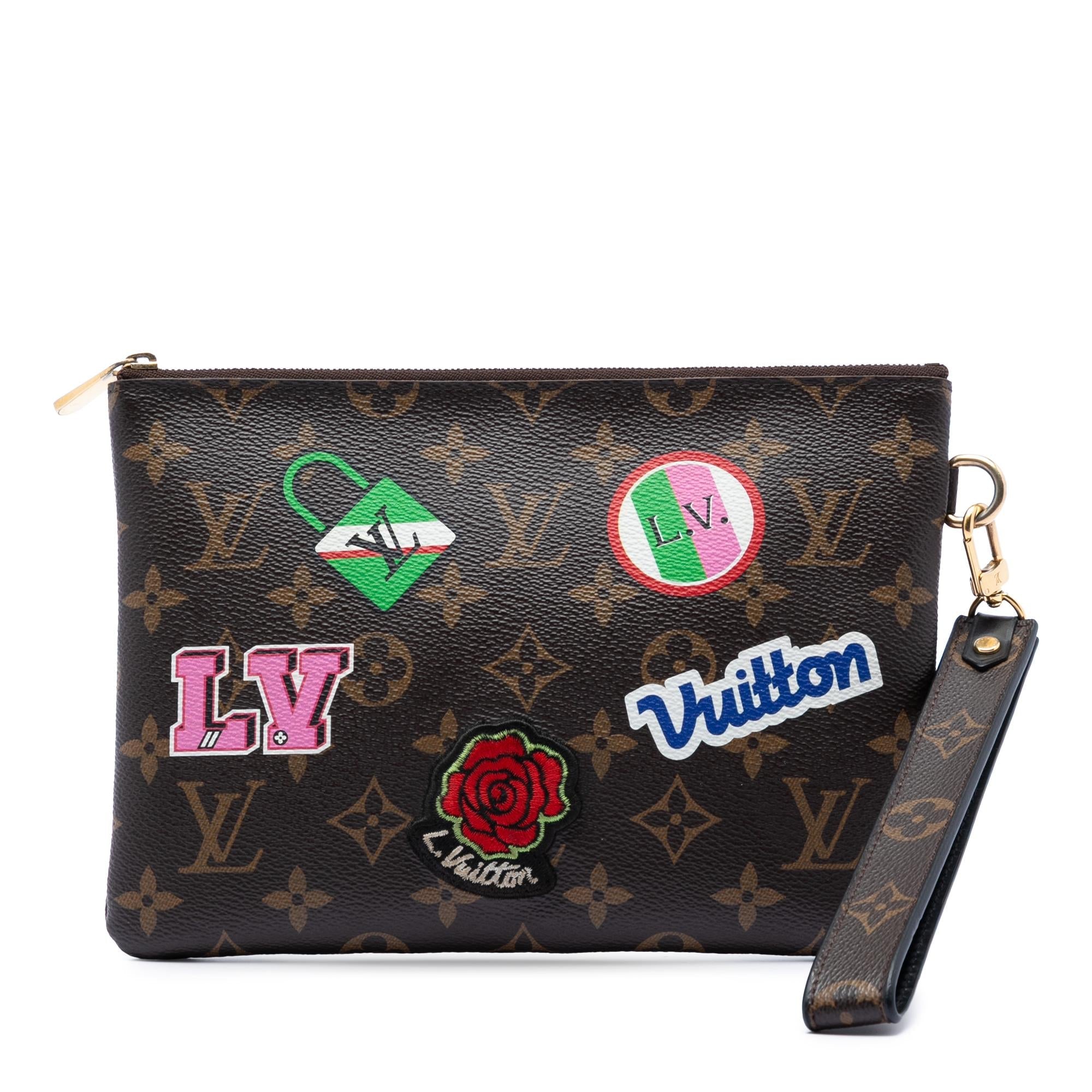 Louis Vuitton Monogram Patches City Pouch