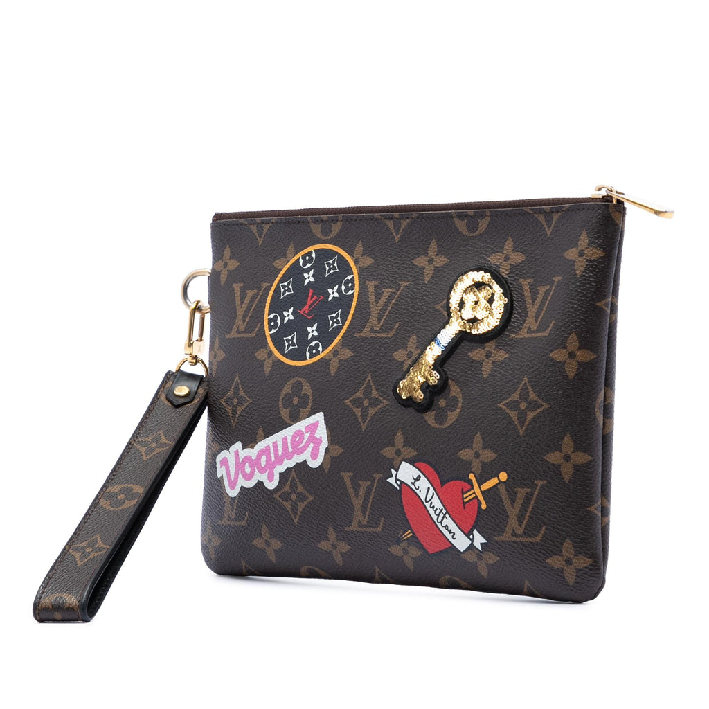 Louis Vuitton Monogram Patches City Pouch