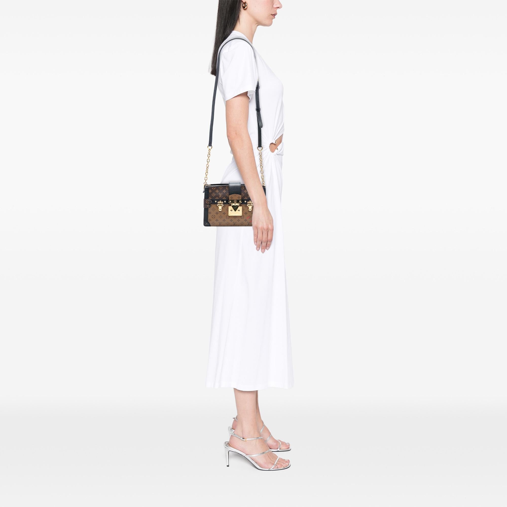 Louis Vuitton Monogram Reverse Trunk Clutch