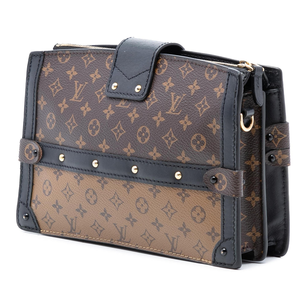 Louis Vuitton Monogram Reverse Trunk Clutch