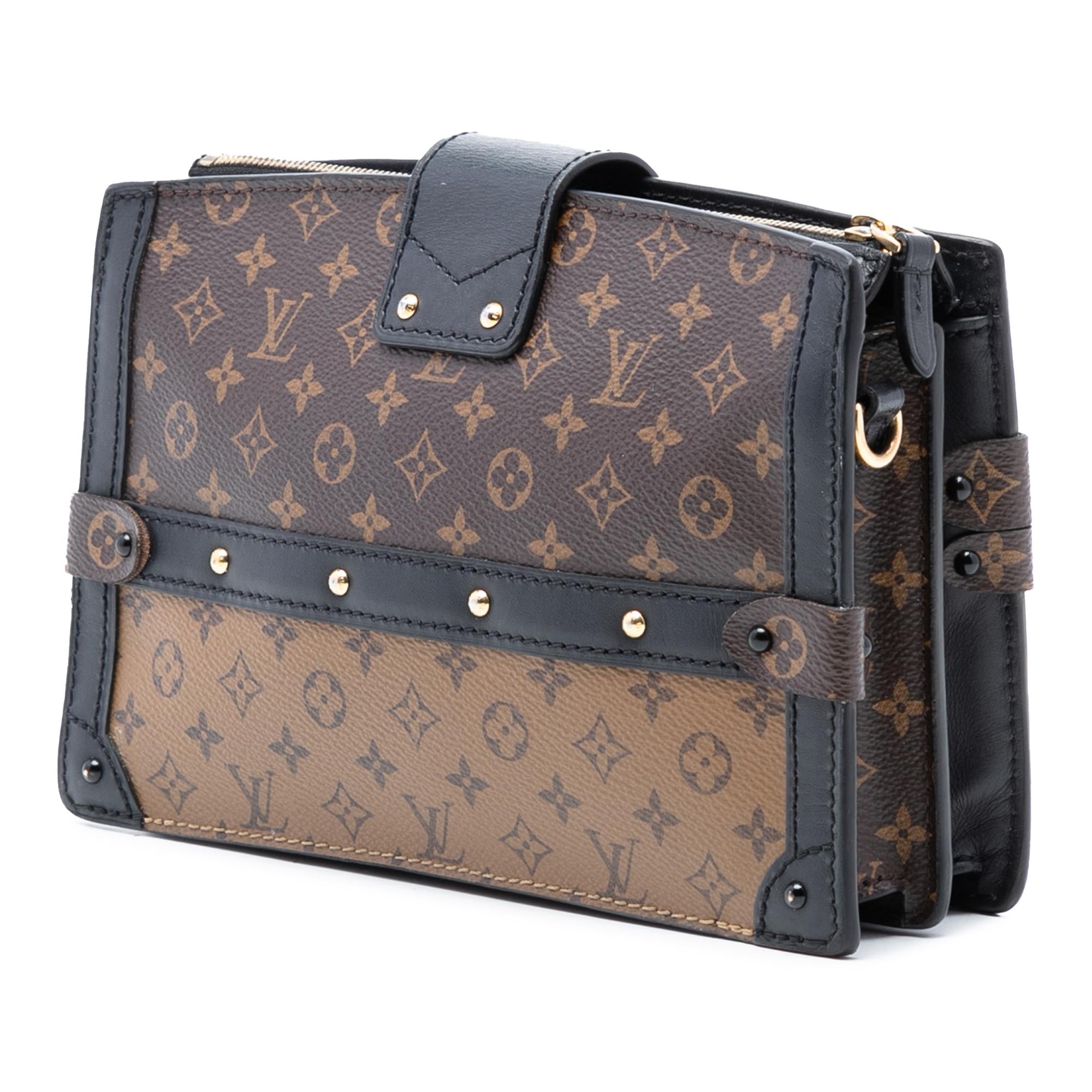 Louis Vuitton Monogram Reverse Trunk Clutch