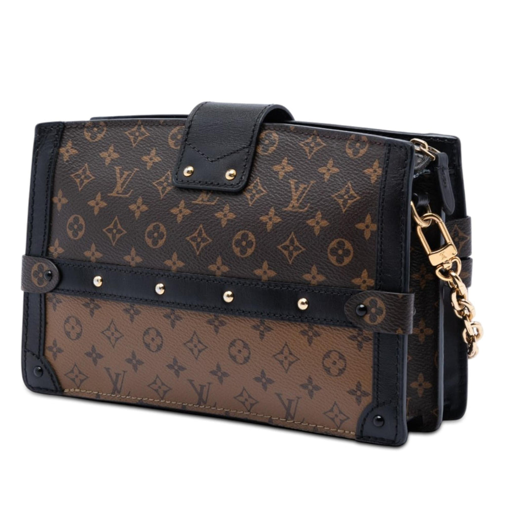 Louis Vuitton Monogram Reverse Trunk Clutch