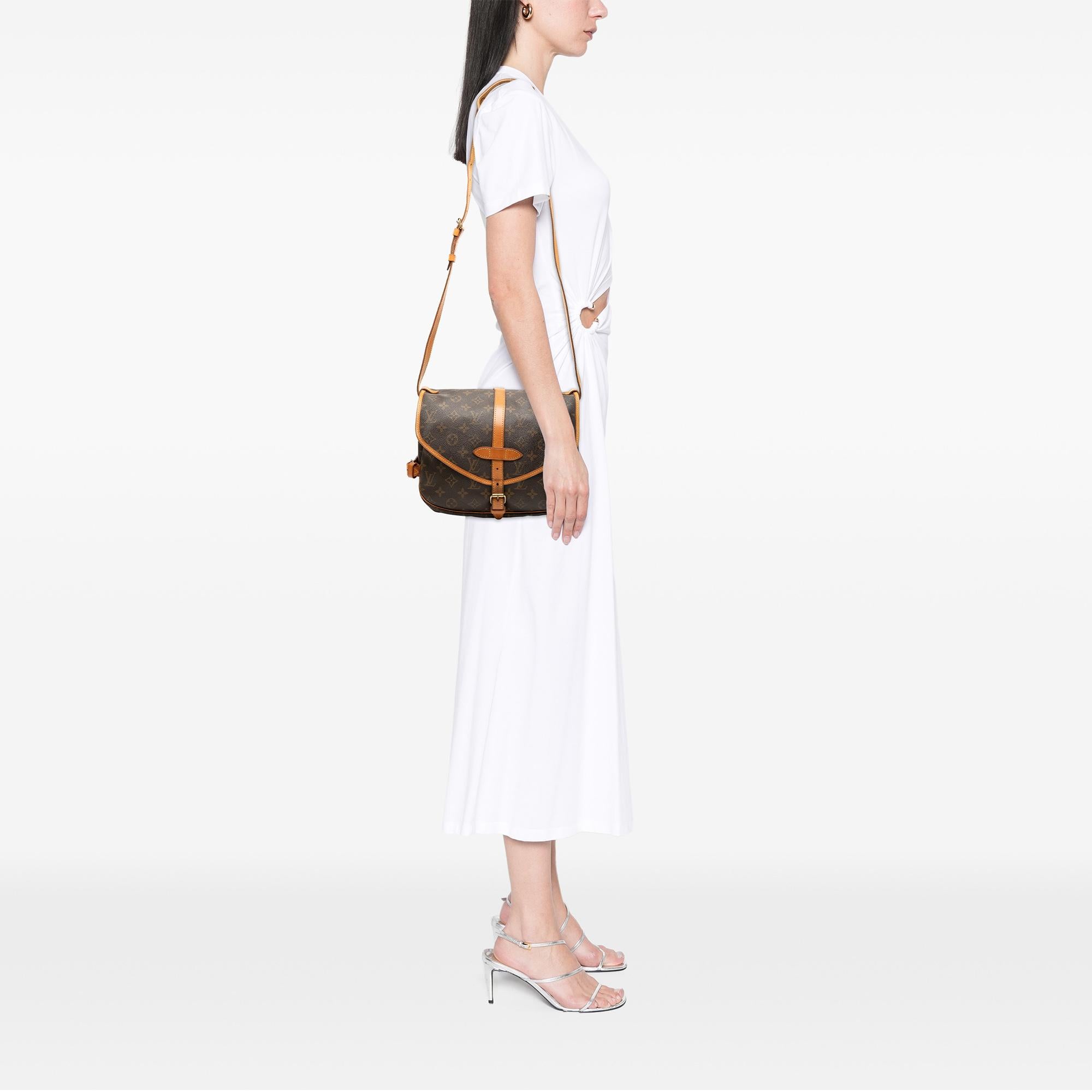 Louis Vuitton Monogram Saumur 30