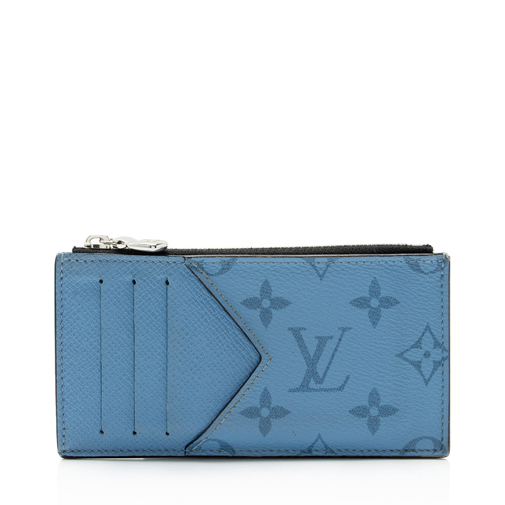 Louis Vuitton Monogram Taiga Leather Coin Card Holder