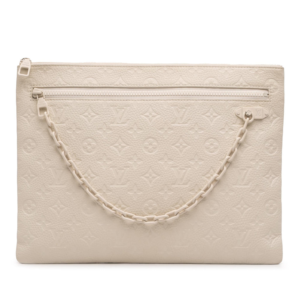 Louis Vuitton Monogram Taurillon A4 Pouch