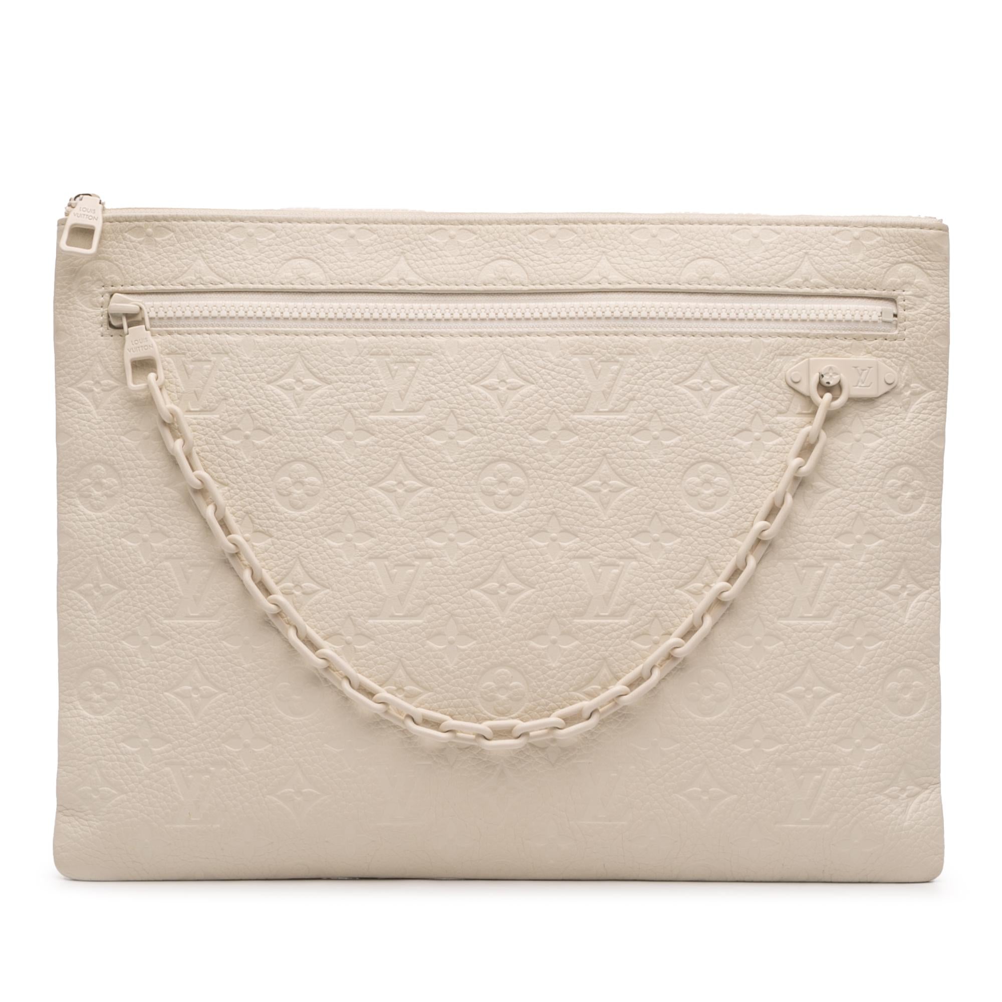 Louis Vuitton Monogram Taurillon A4 Pouch