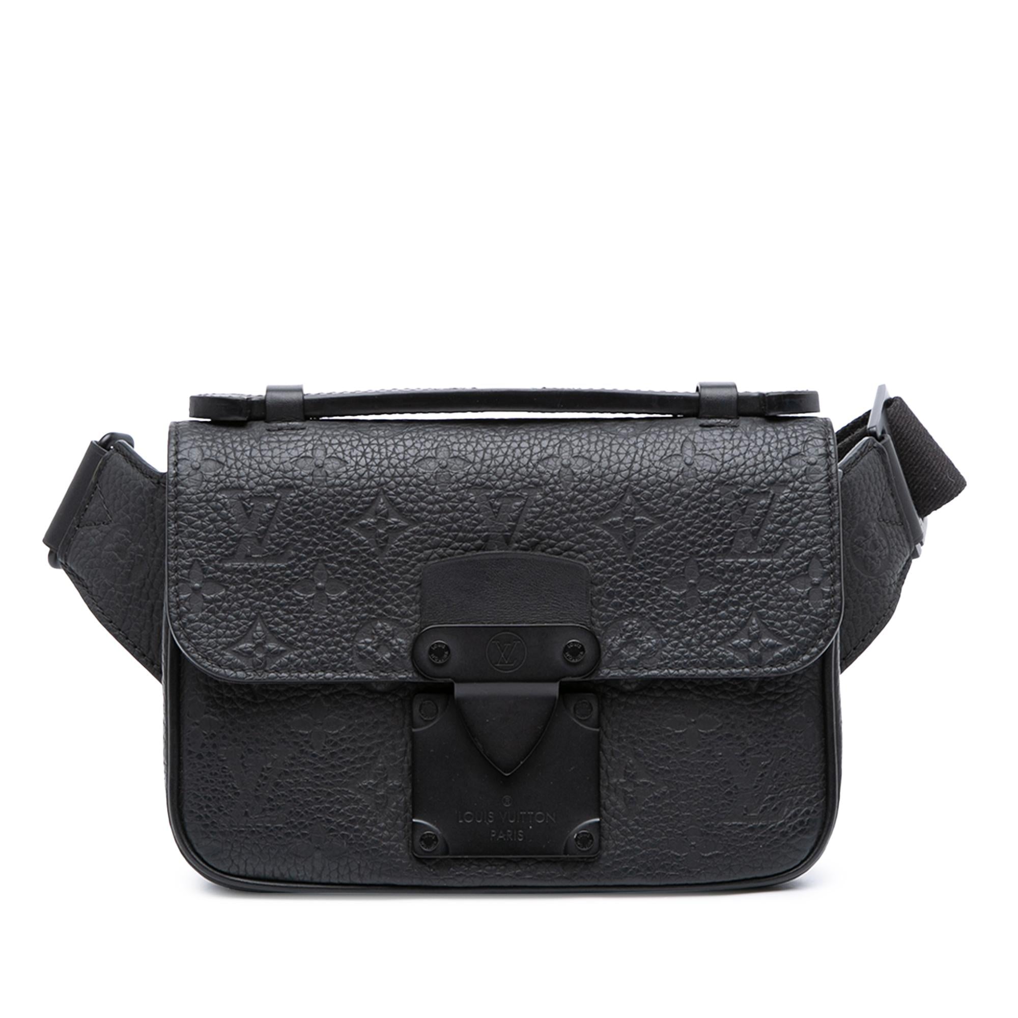 Louis Vuitton Monogram Taurillon S Lock Sling Bag