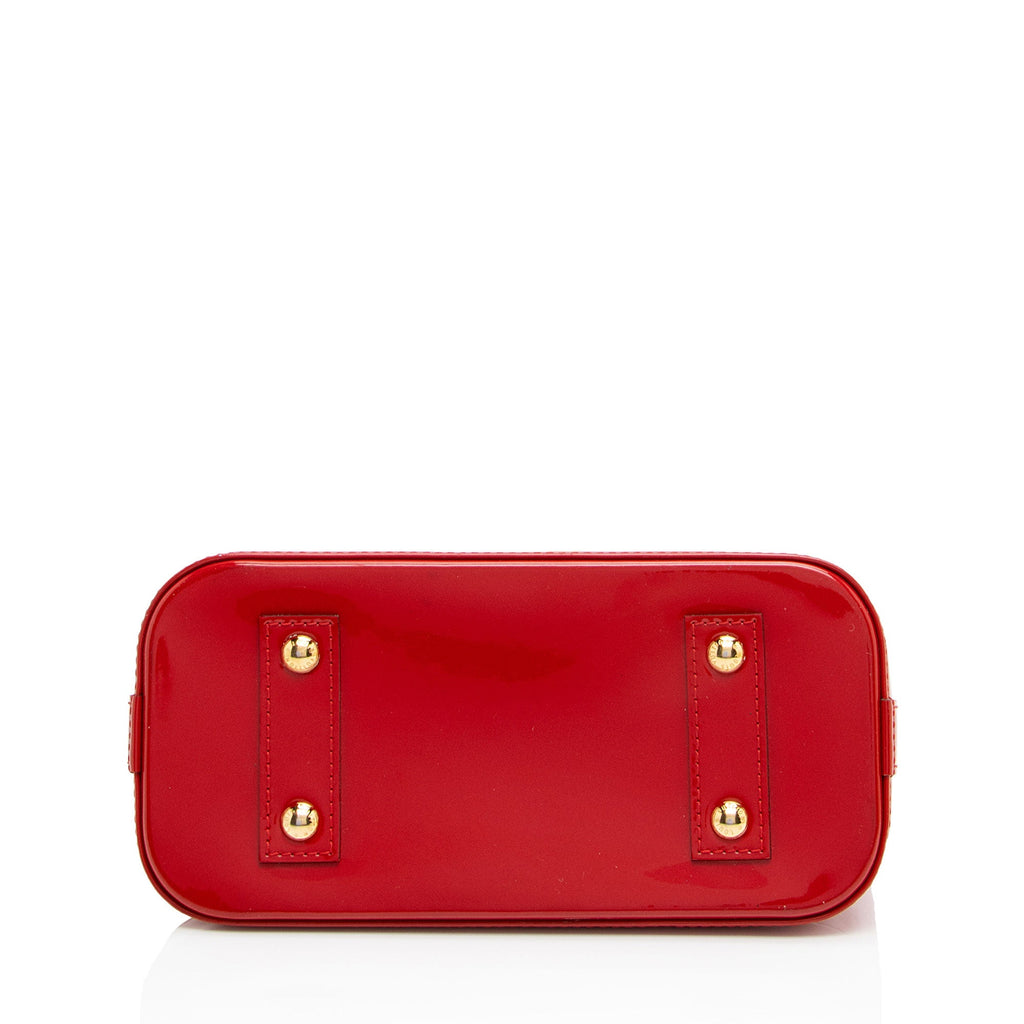 Louis Vuitton Monogram Vernis Alma BB Satchel (SHF-Rw84C7)