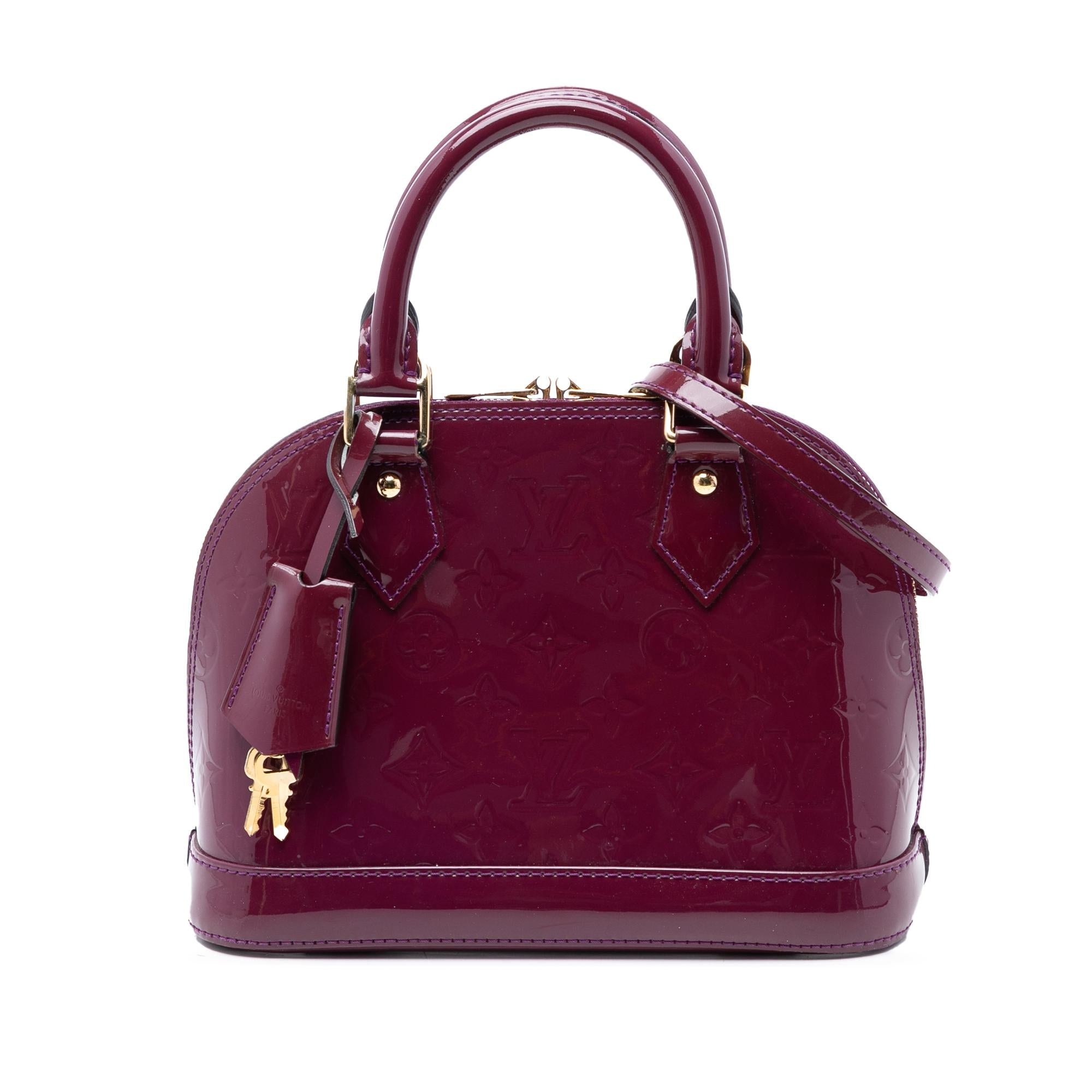 Louis Vuitton Monogram Vernis Alma BB