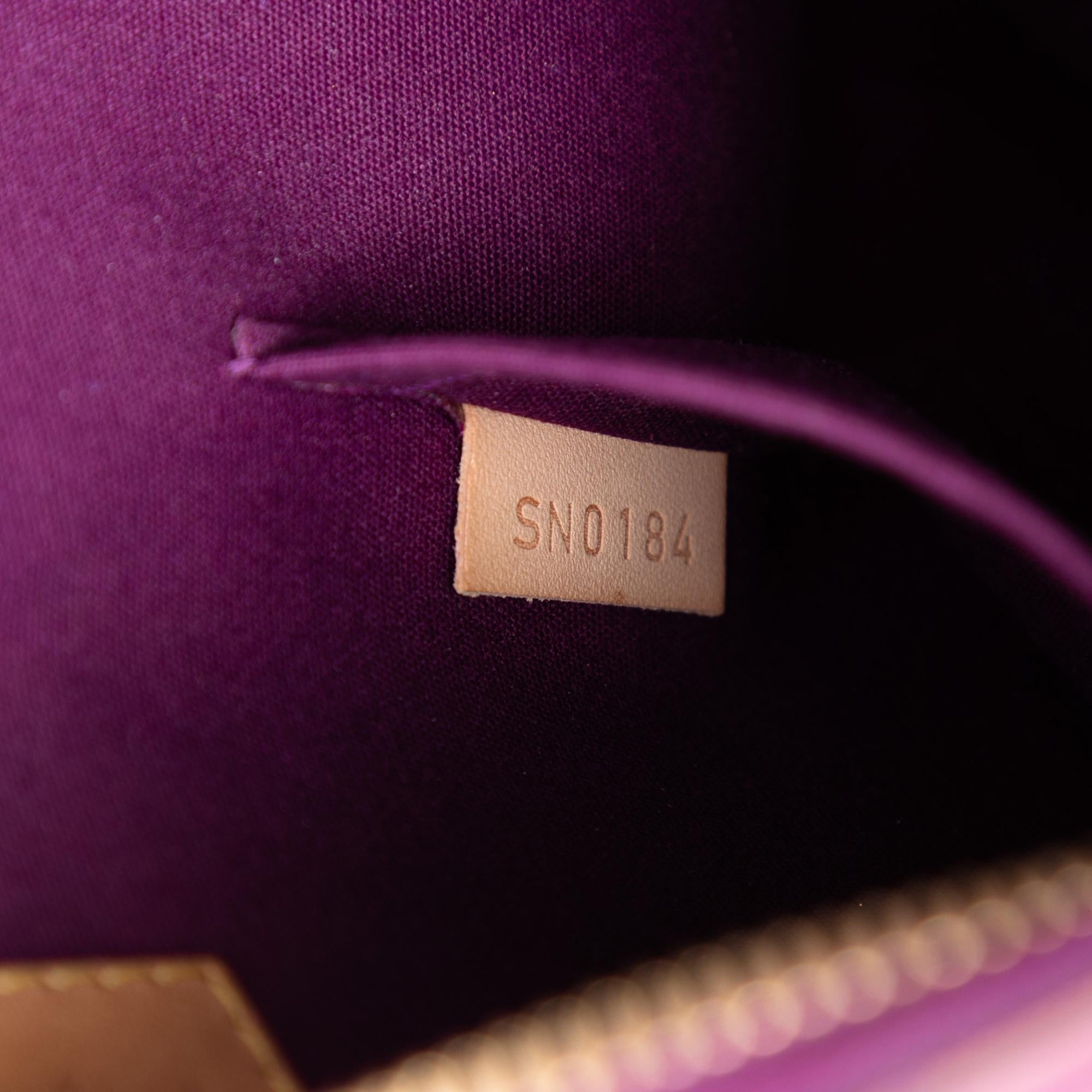Louis Vuitton Monogram Vernis Alma BB