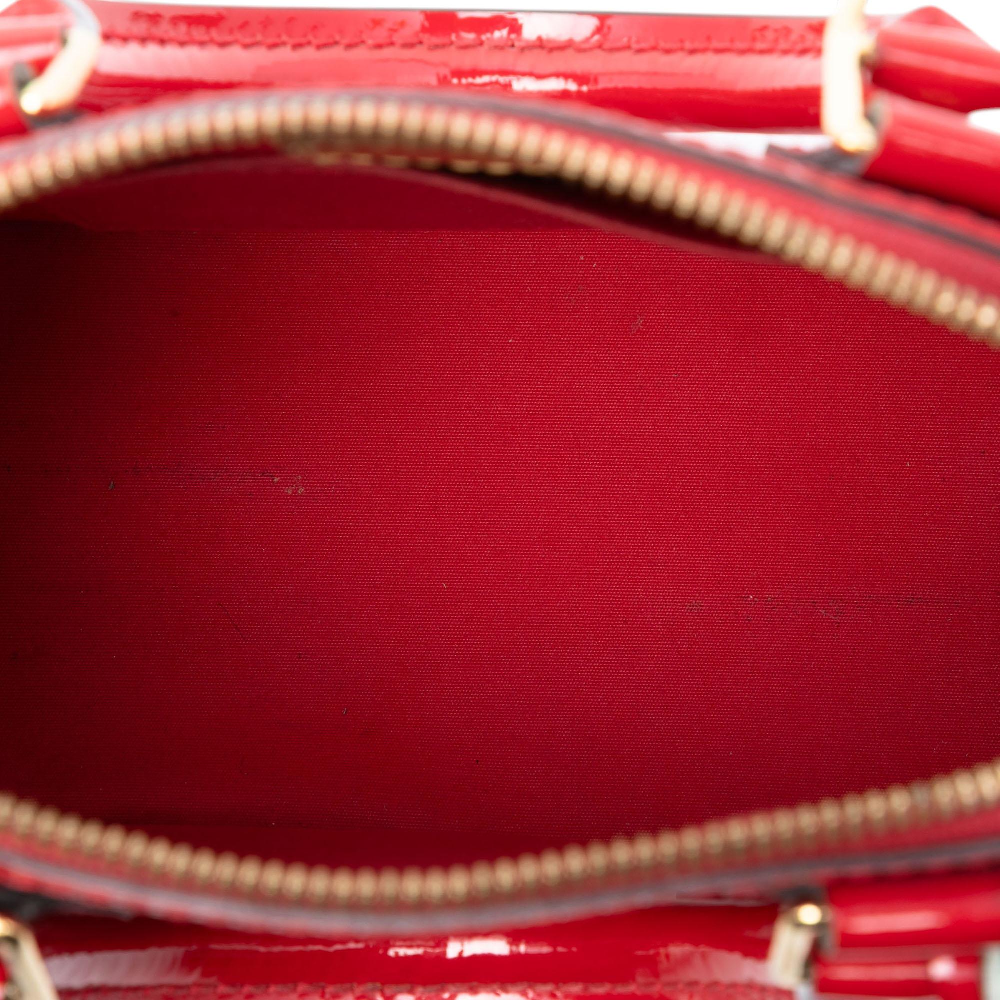 Louis Vuitton Monogram Vernis Alma BB