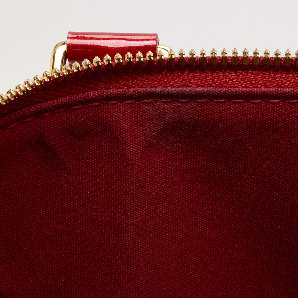 Louis Vuitton Monogram Vernis Alma GM Satchel (SHF-XIA8xV)