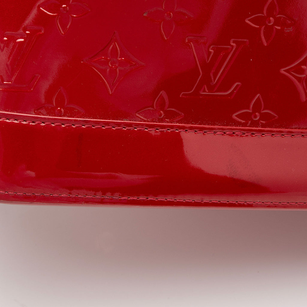 Louis Vuitton Monogram Vernis Alma GM Satchel (SHF-XIA8xV)