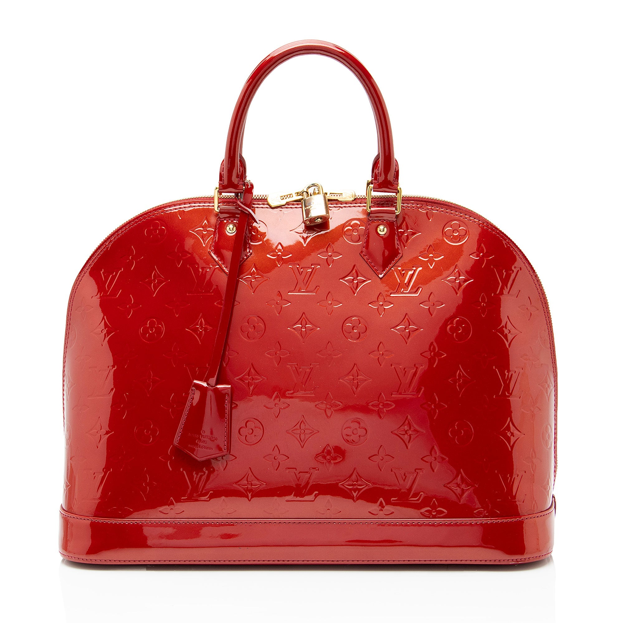 Louis Vuitton Monogram Vernis Alma GM Satchel