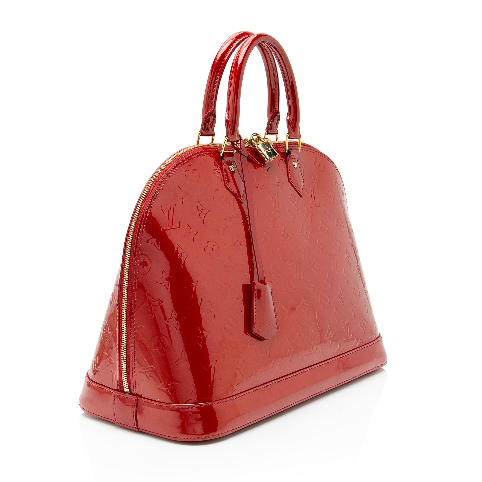 Louis Vuitton Monogram Vernis Alma GM Satchel