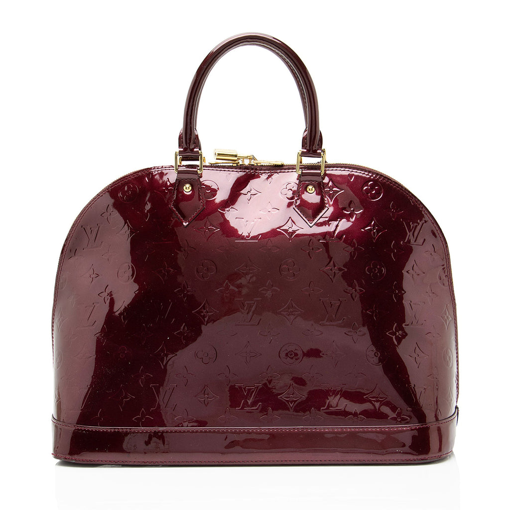Louis Vuitton Monogram Vernis Alma GM Satchel