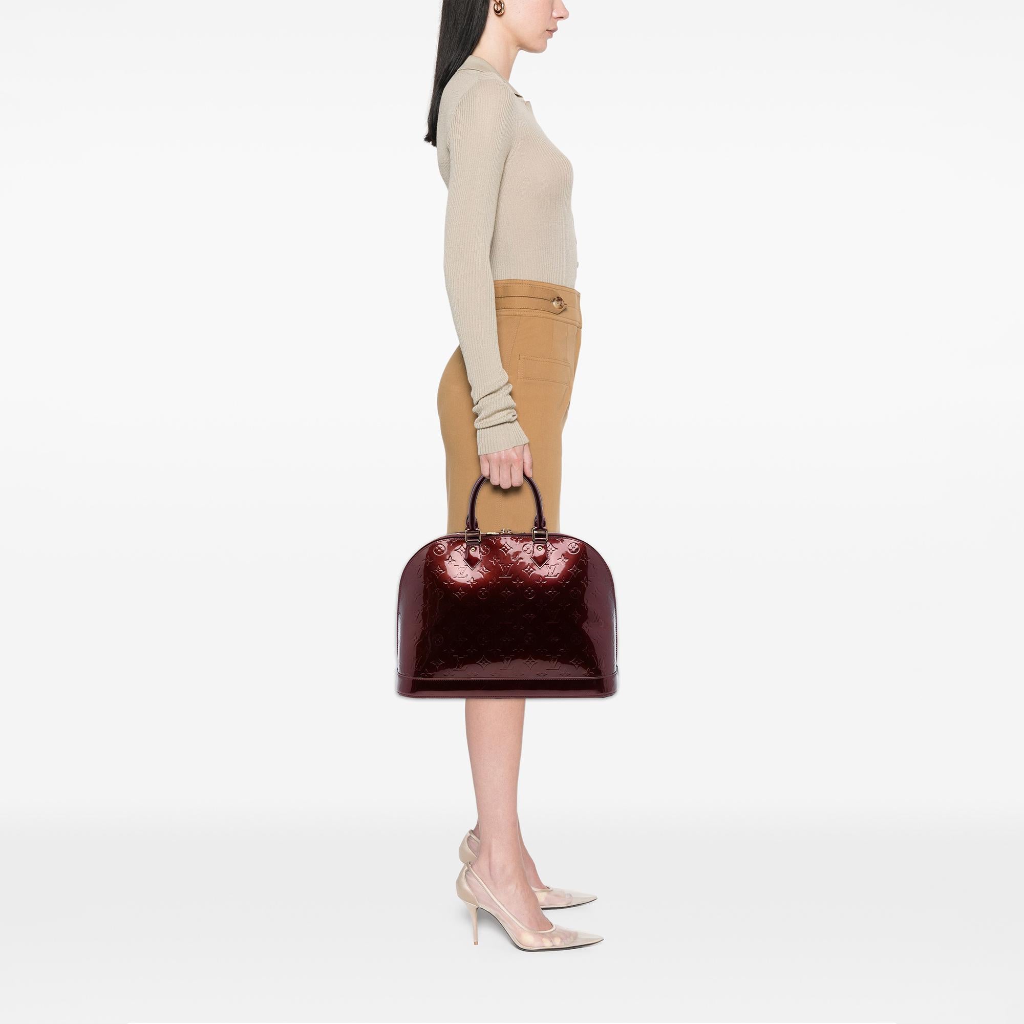 Louis Vuitton Monogram Vernis Alma GM