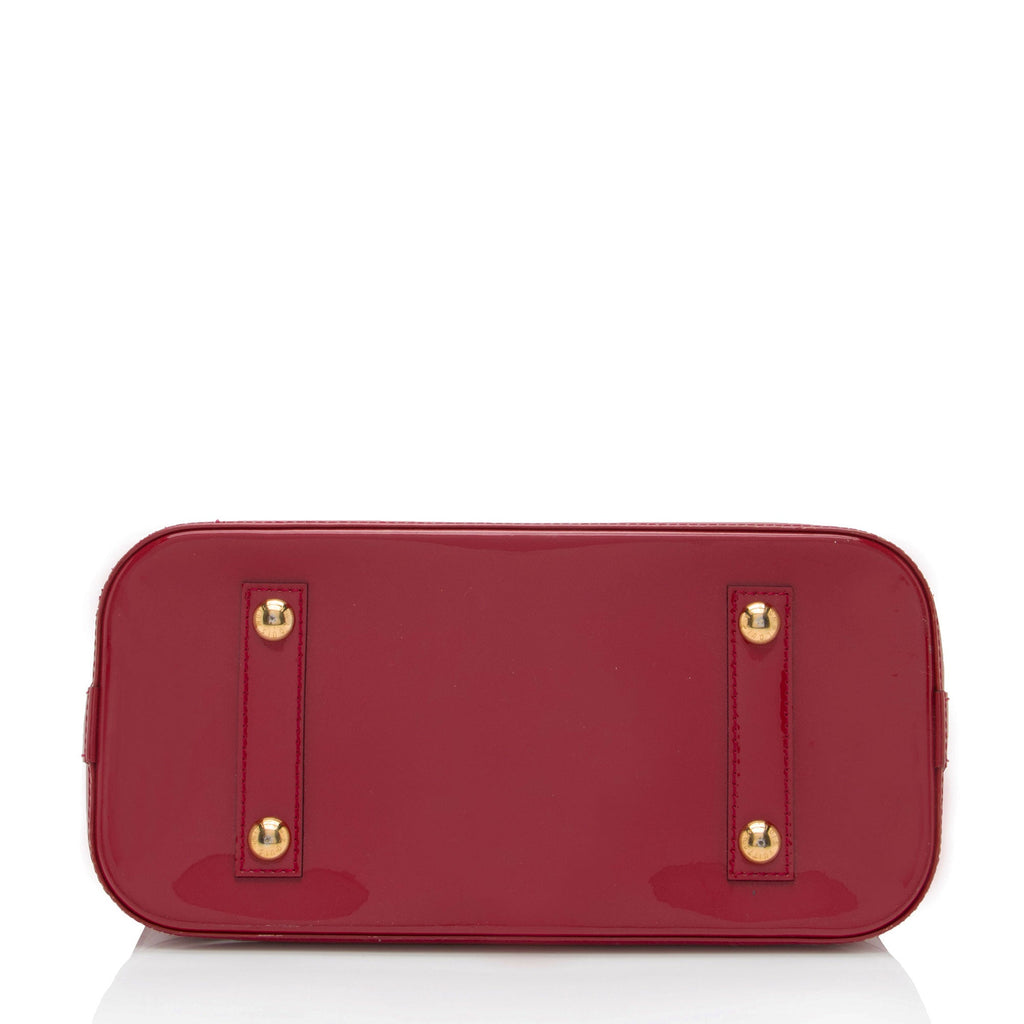 Louis Vuitton Monogram Vernis Alma PM Satchel (SHF-G4aK2V)