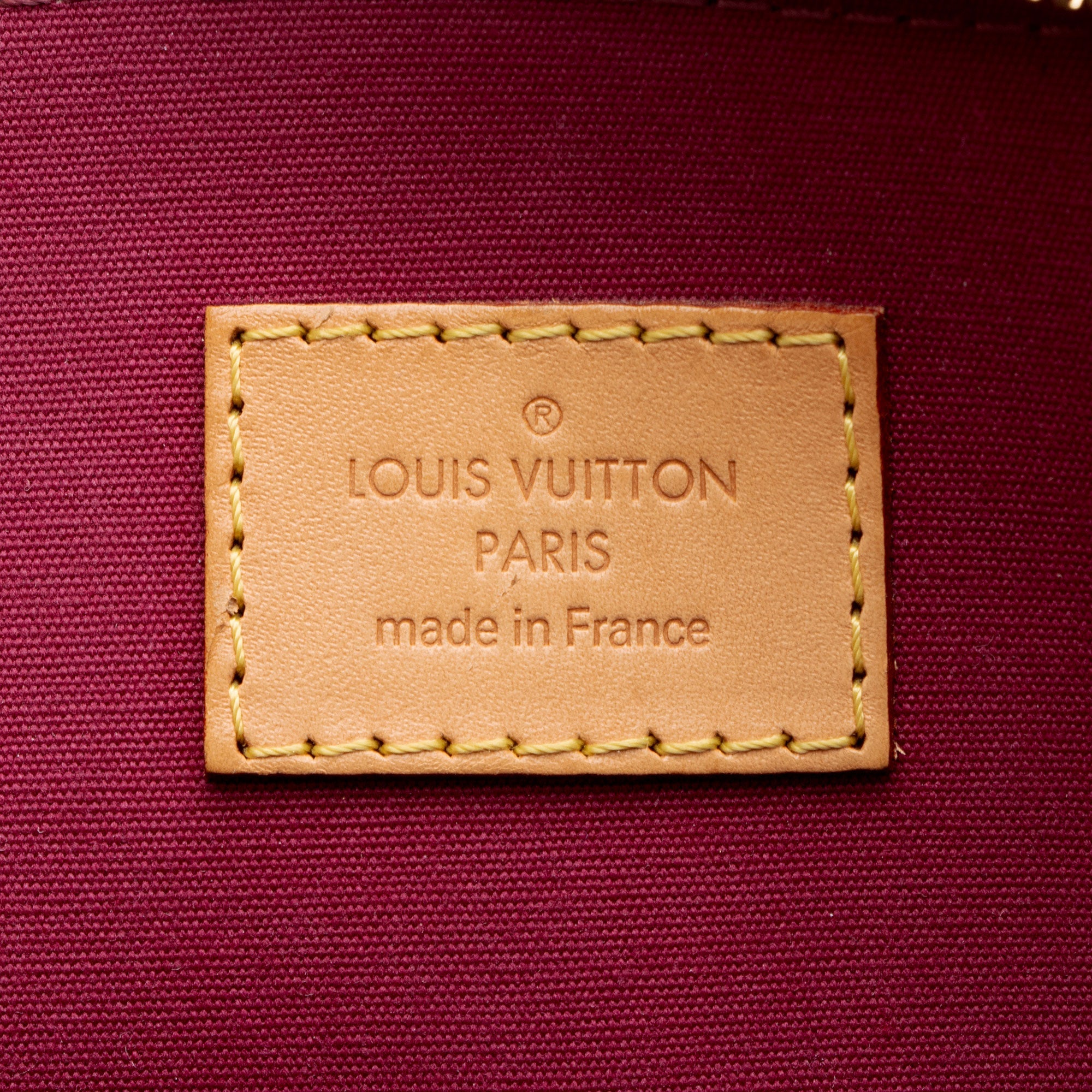Louis Vuitton Monogram Vernis Alma PM Satchel