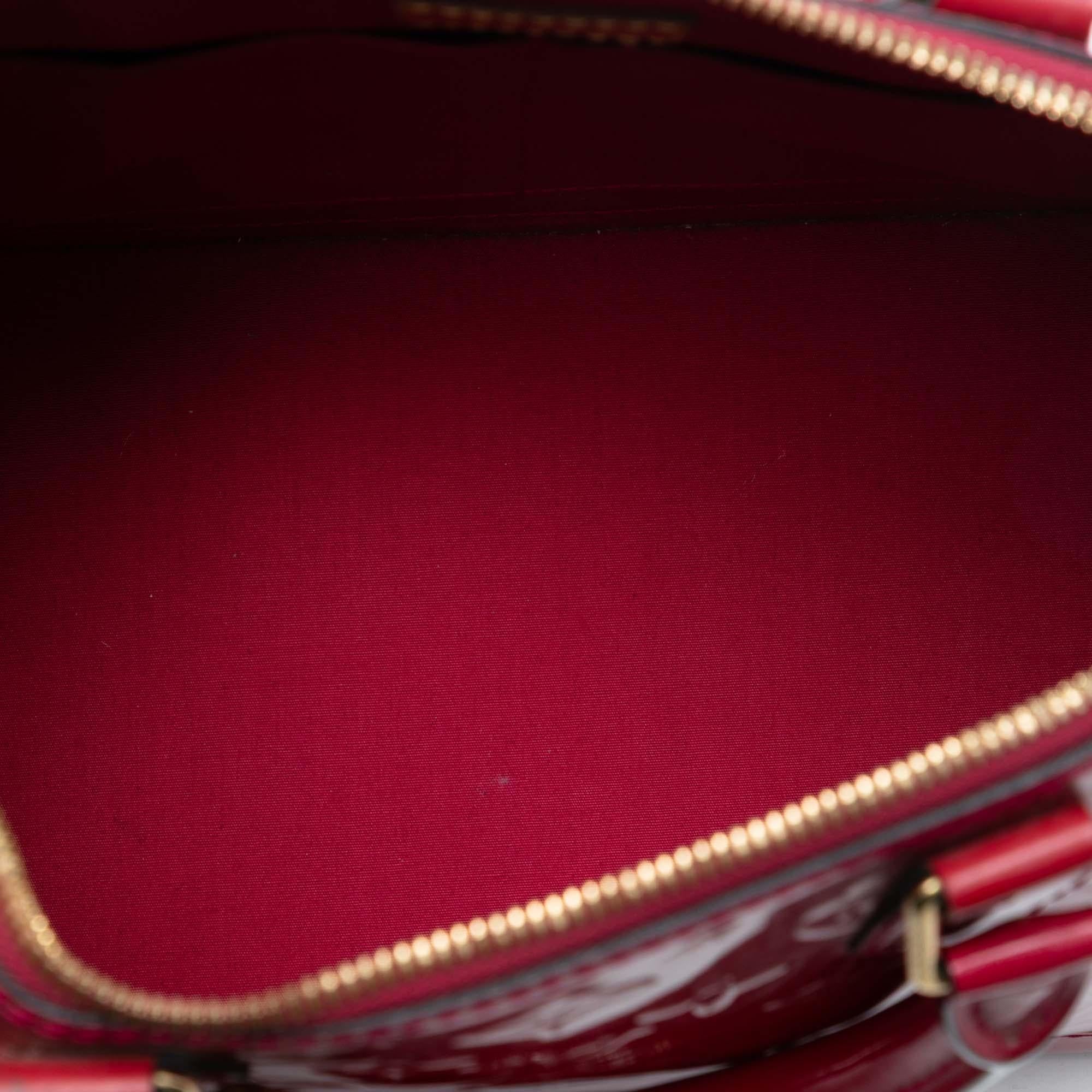 Louis Vuitton Monogram Vernis Alma PM
