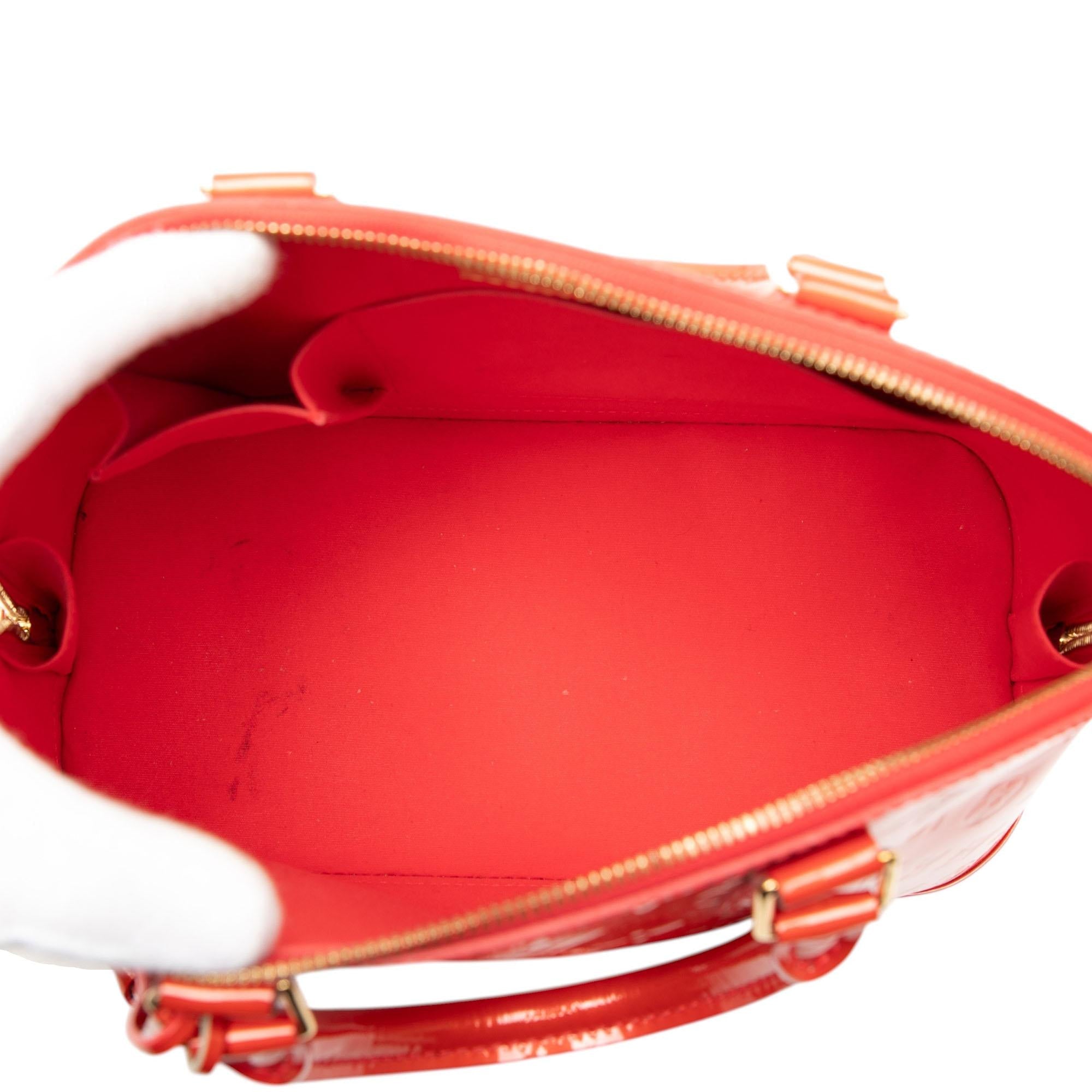 Louis Vuitton Monogram Vernis Alma PM
