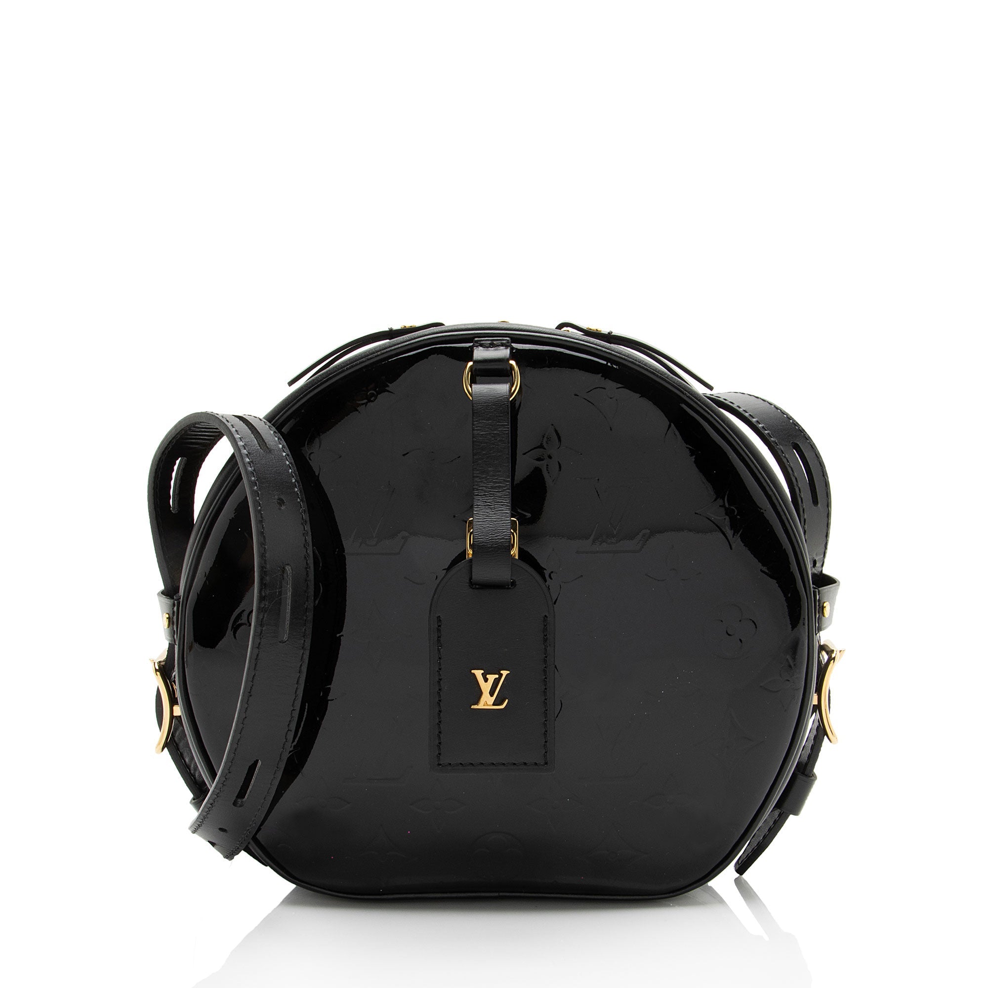 Louis Vuitton Monogram Vernis Boite Chapeau Souple MM Shoulder Bag