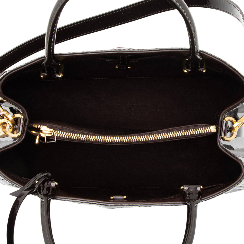 Louis Vuitton Monogram Vernis Montaigne MM Satchel (SHF-0N0xLg)