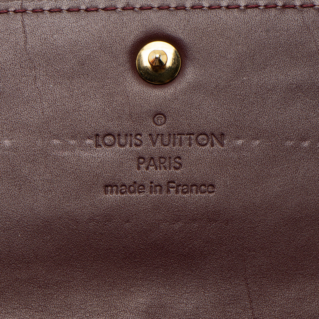 Louis Vuitton Monogram Vernis Sarah Wallet