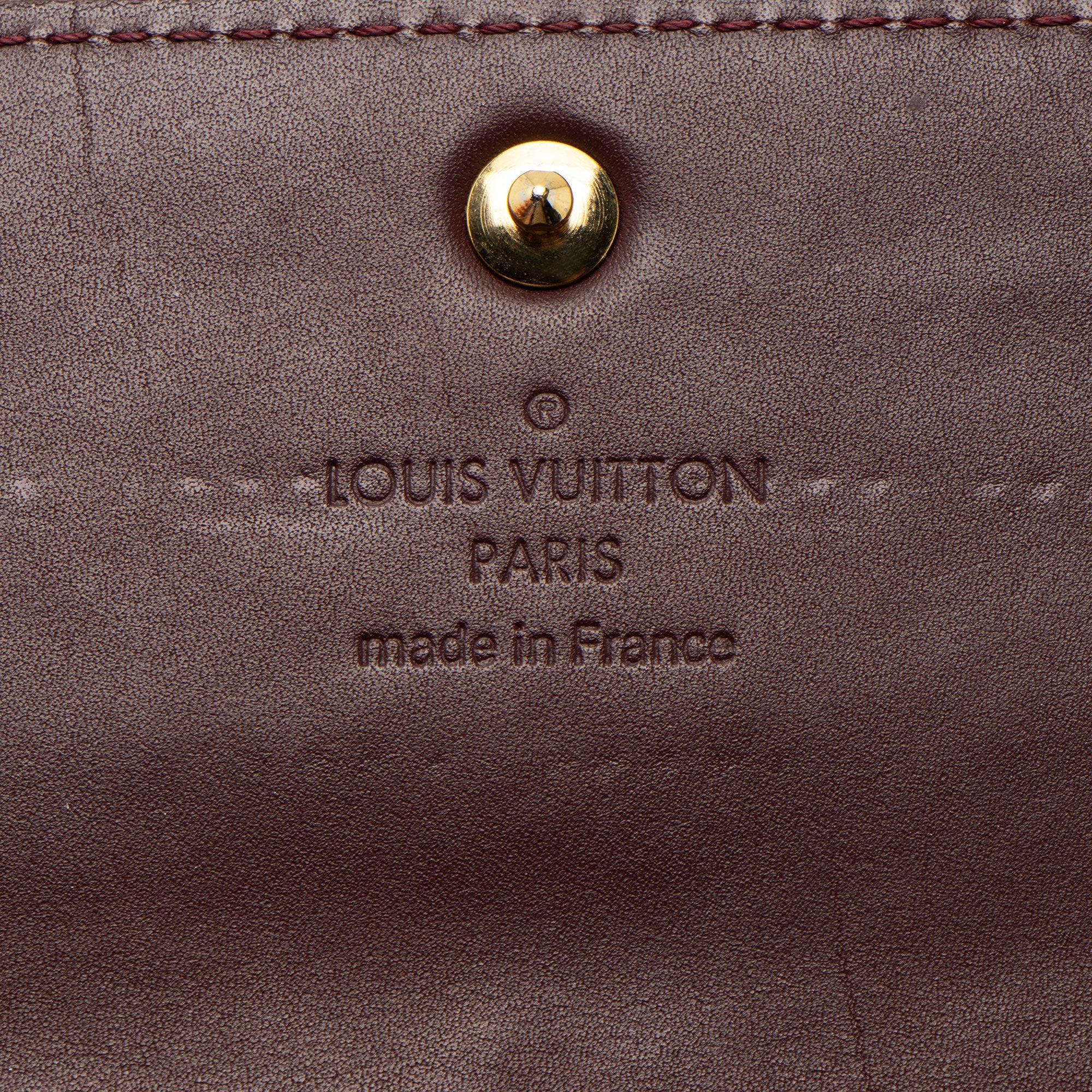 Louis Vuitton Monogram Vernis Sarah Wallet