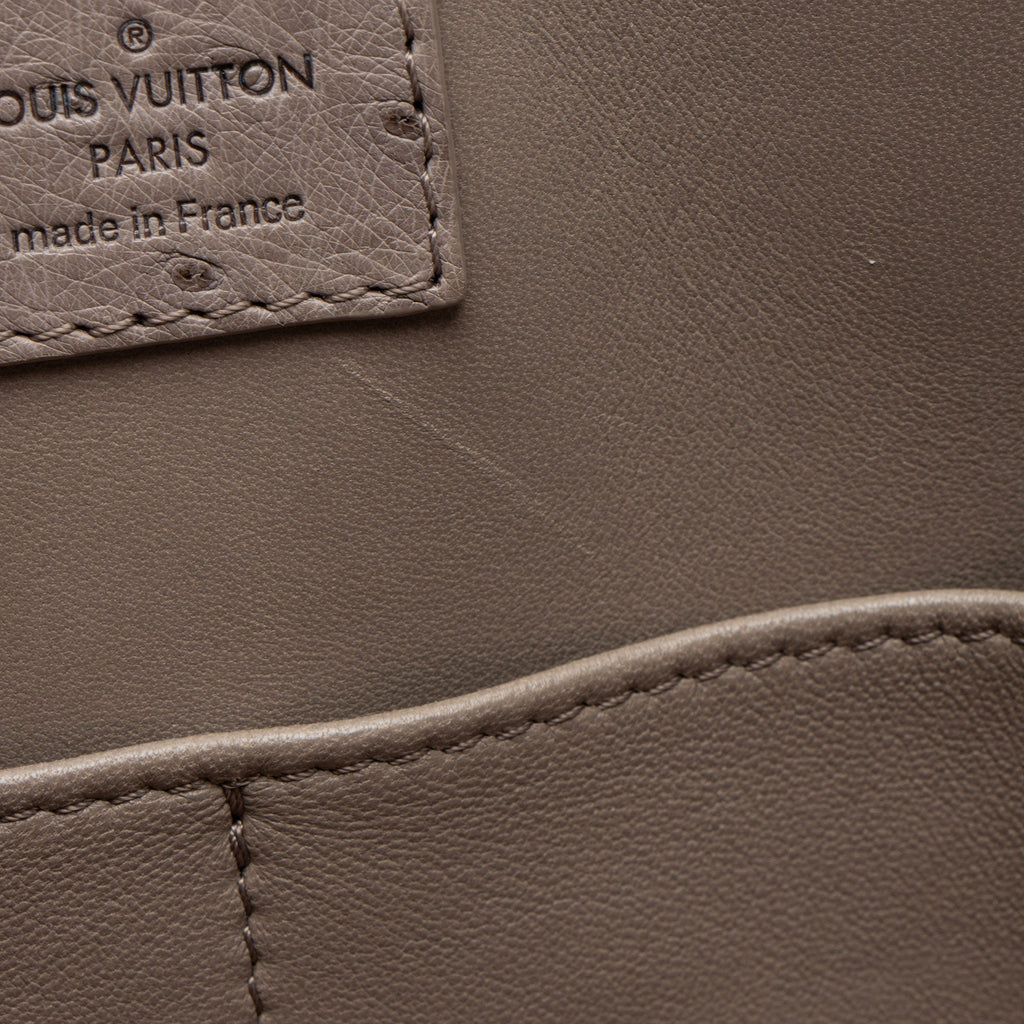 Louis Vuitton Ostrich Leather Alma PM Satchel