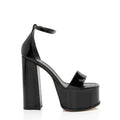 Louis Vuitton Patent Leather Fame Platform Sandals - Size 8.5 / 38.5