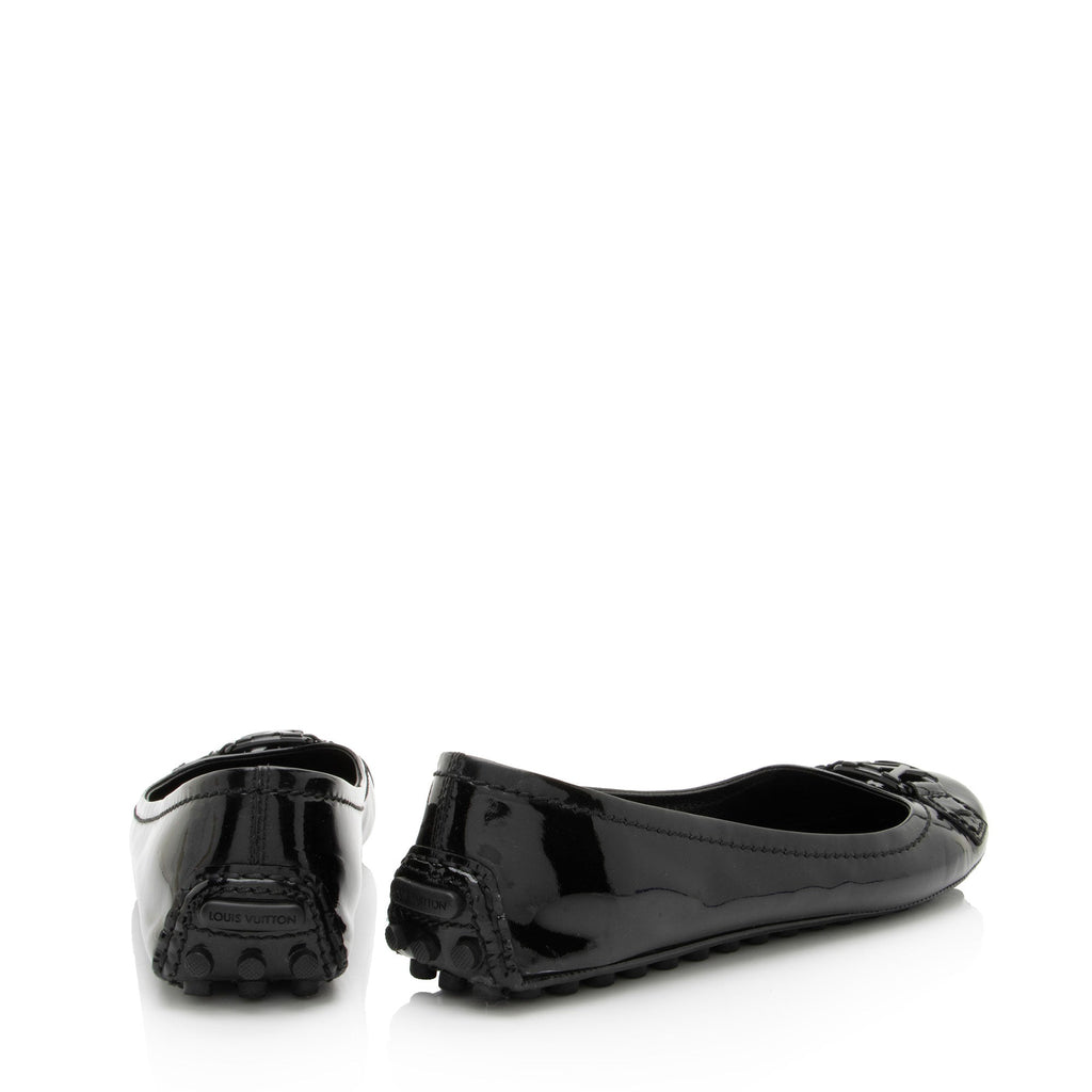 Louis Vuitton Patent Leather Oxford Ballet Flats - Size 6 / 36