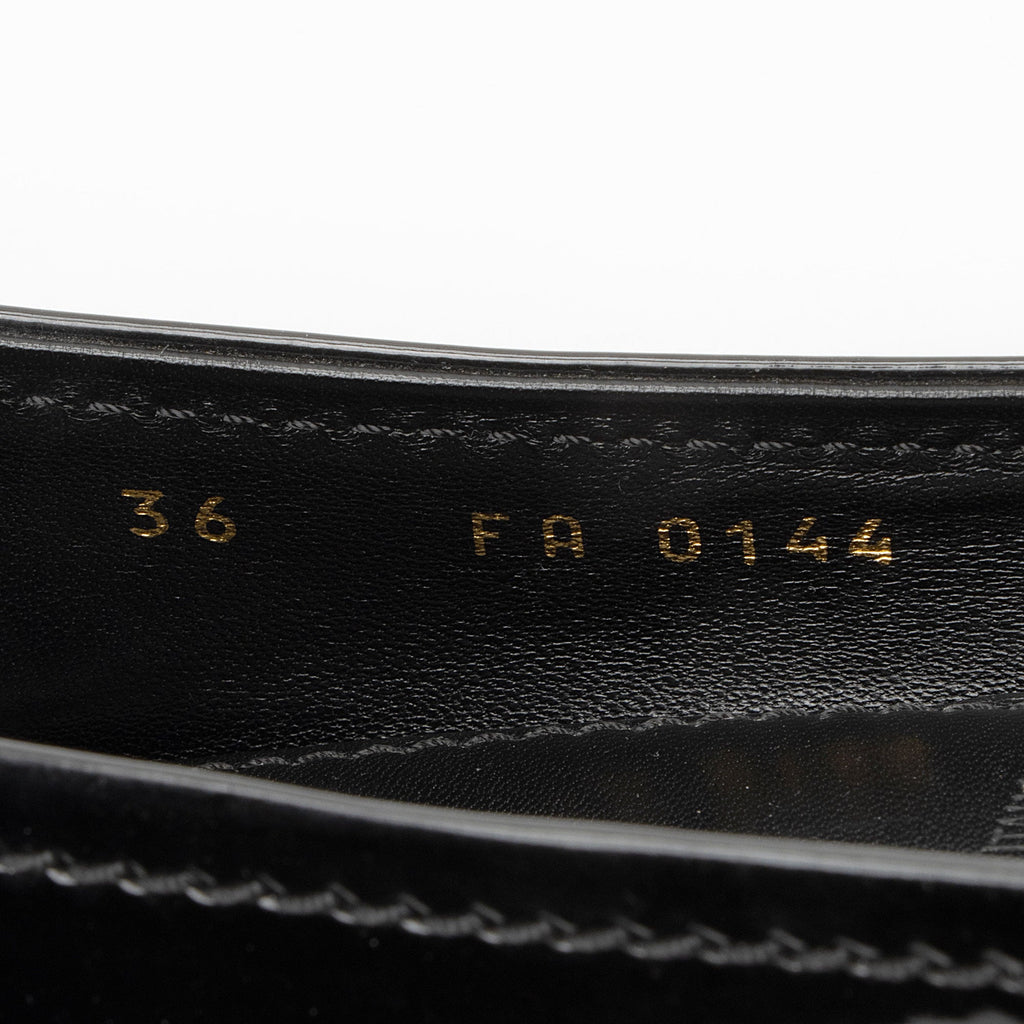 Louis Vuitton Patent Leather Oxford Ballet Flats - Size 6 / 36