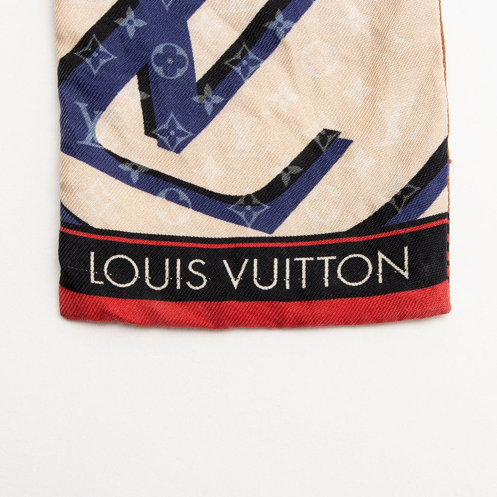 Louis Vuitton Silk Planet Bandeau