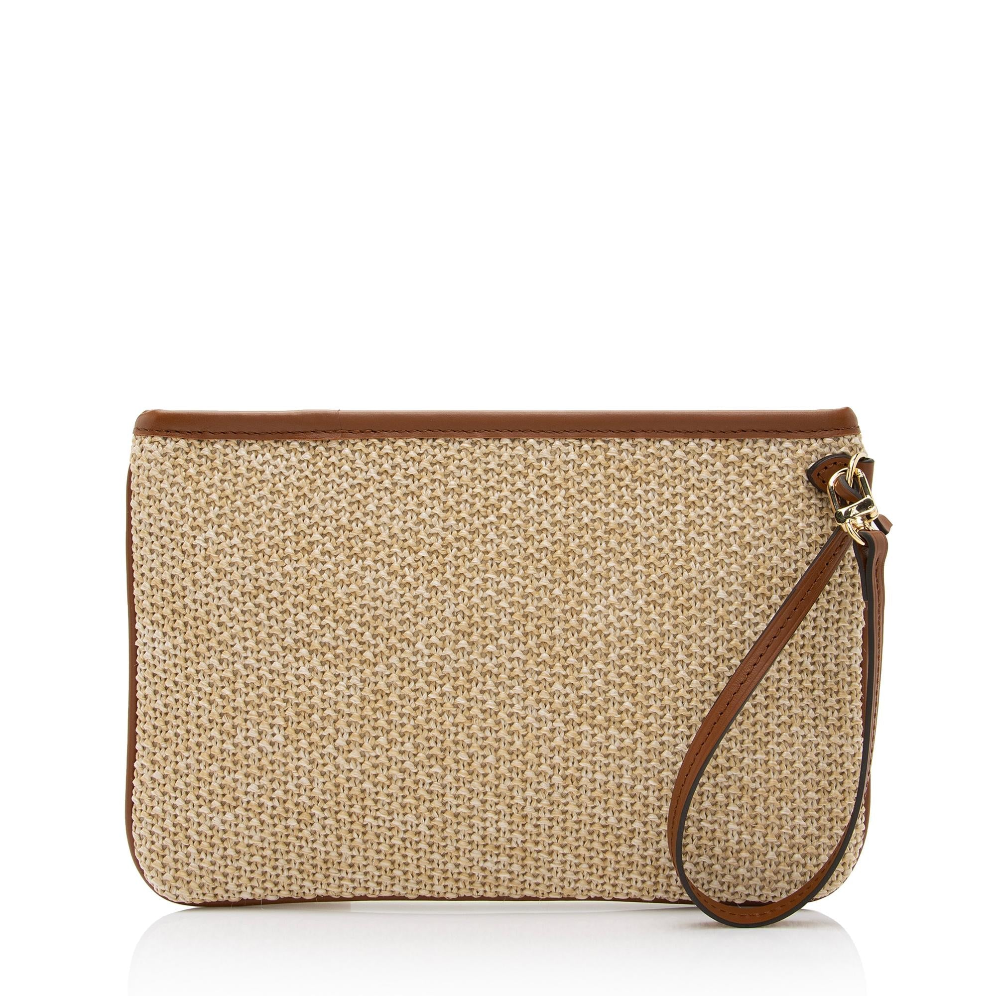 Louis Vuitton Raffia Pochette (SHF-Emz8og)