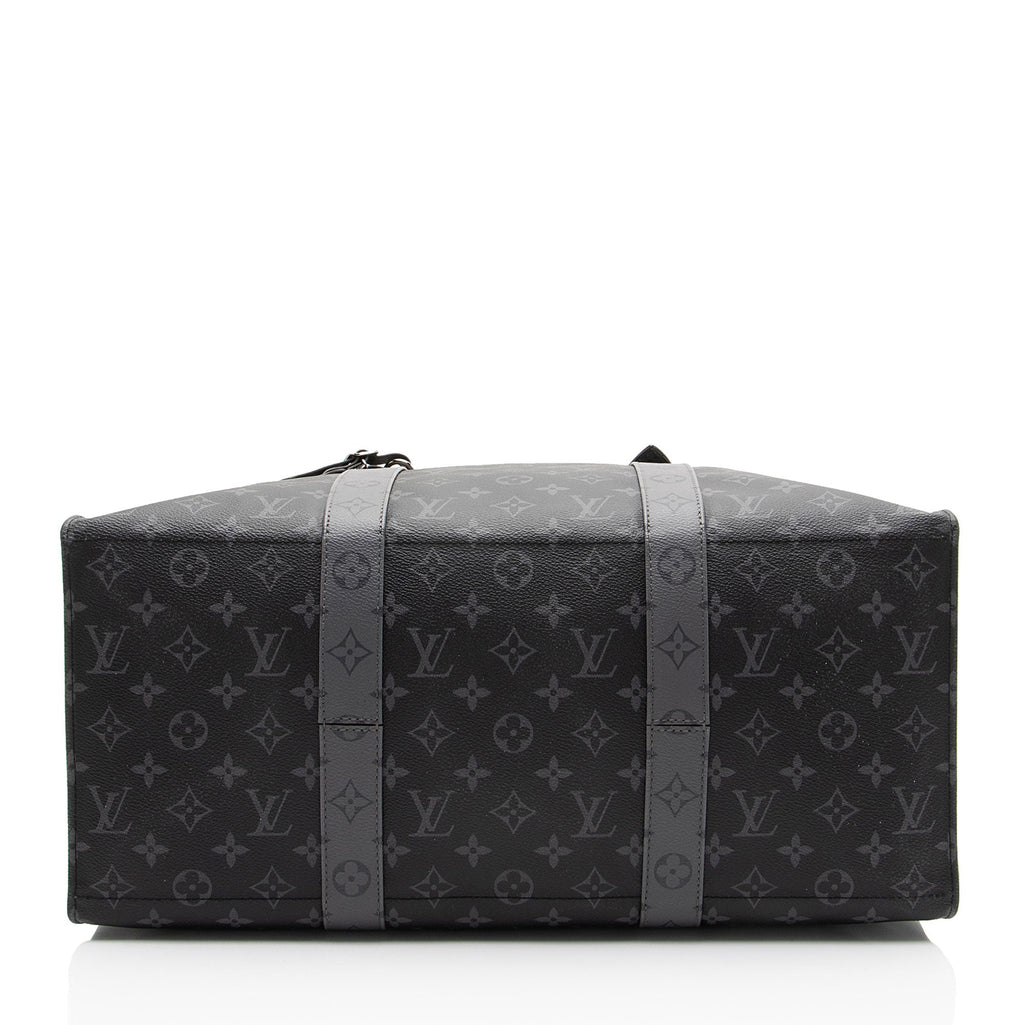 Louis Vuitton Reverse Monogram Canvas Eclipse New Cabas Zippe GM Tote