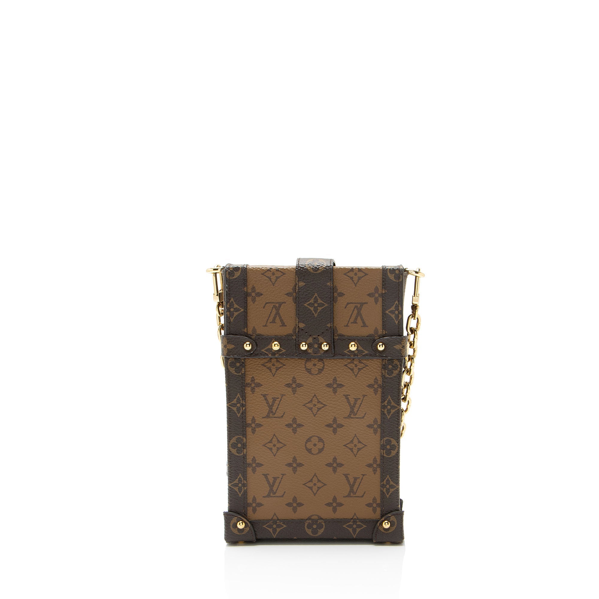 Louis Vuitton Reverse Monogram Canvas Vertical Trunk Pochette