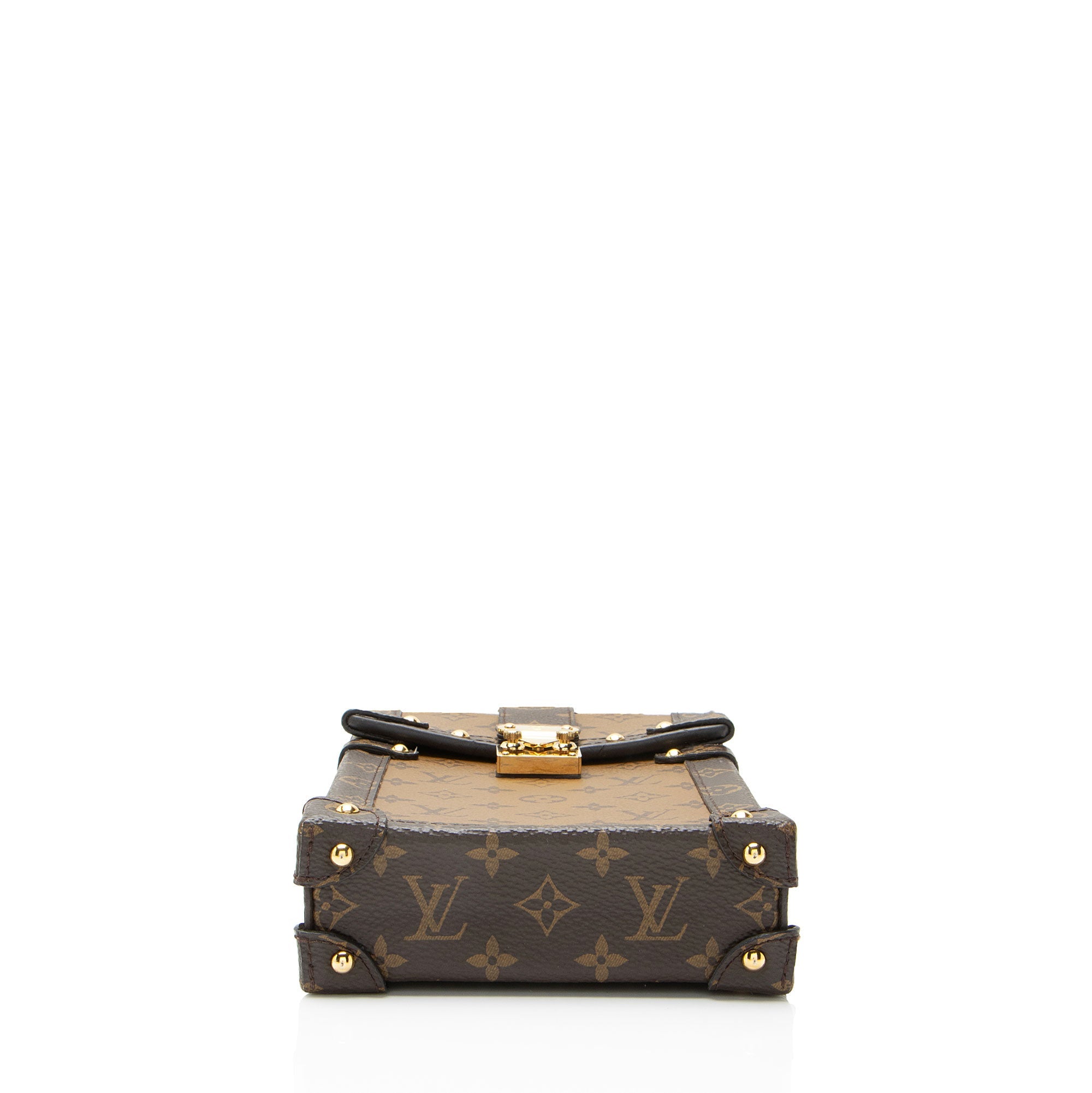 Louis Vuitton Reverse Monogram Canvas Vertical Trunk Pochette