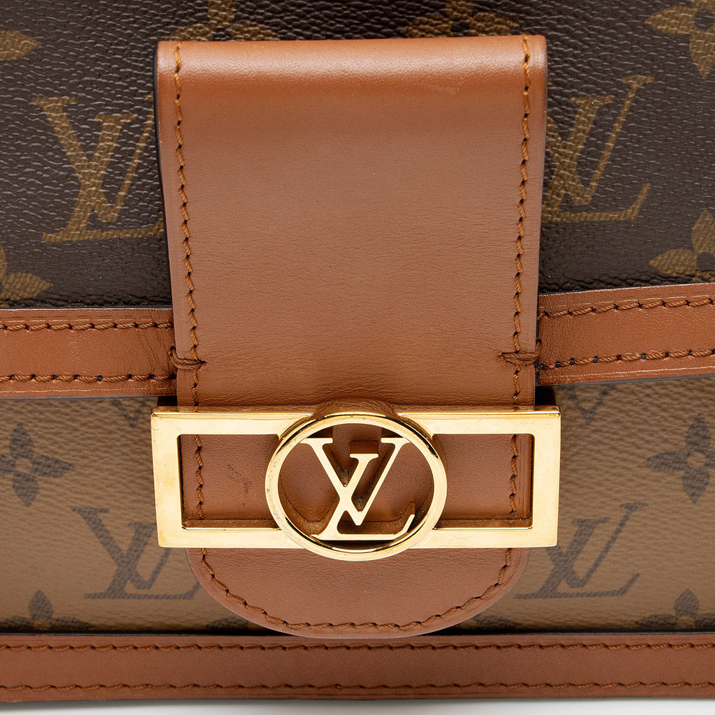 Louis Vuitton Reverse Monogram Dauphine MM Shoulder Bag