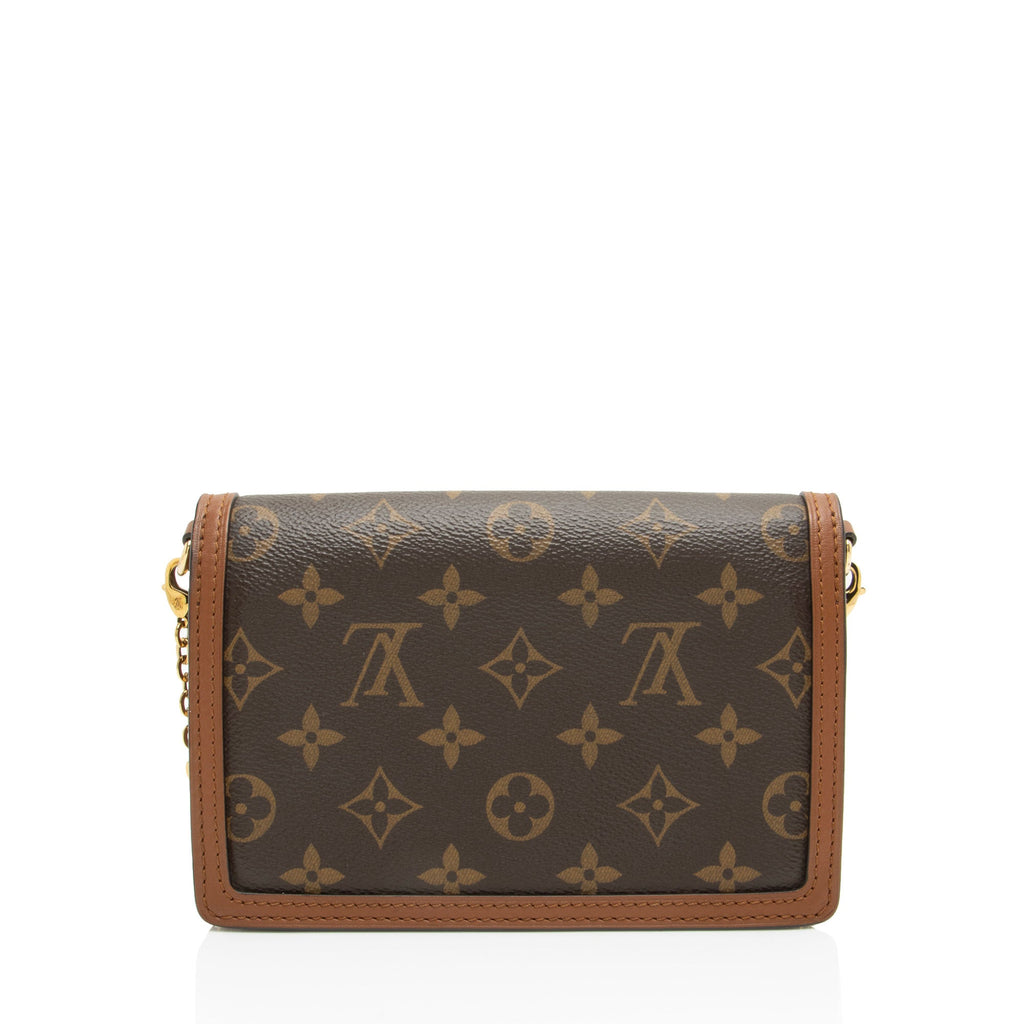 Louis Vuitton Reverse Monogram Dauphine Chain Wallet