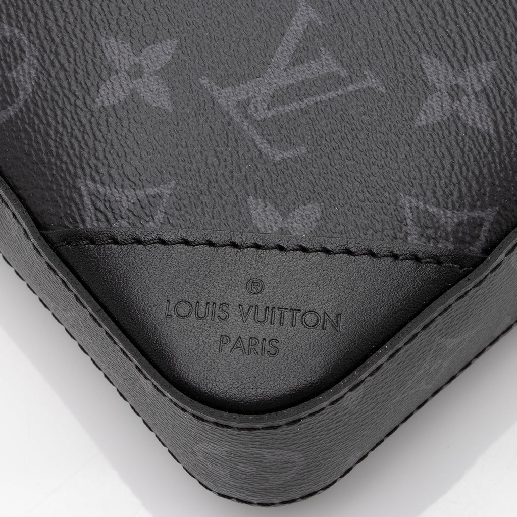 Louis Vuitton Reverse Monogram Eclipse Trio Messenger Bag (SHF-74wbYX)