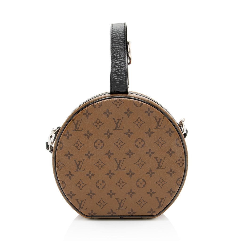 Louis Vuitton Reverse Monogram Leopard Petite Boite Chapeau Shoulder Bag