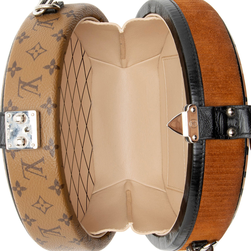 Louis Vuitton Reverse Monogram Leopard Petite Boite Chapeau Shoulder Bag