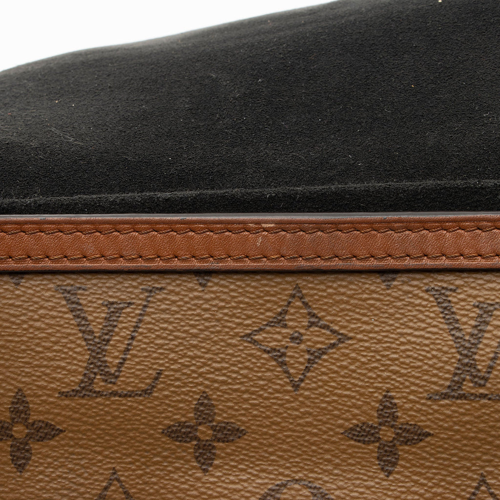 Louis Vuitton Reverse Monogram Mini Dauphine Shoulder Bag (SHF-dz9N6Z)