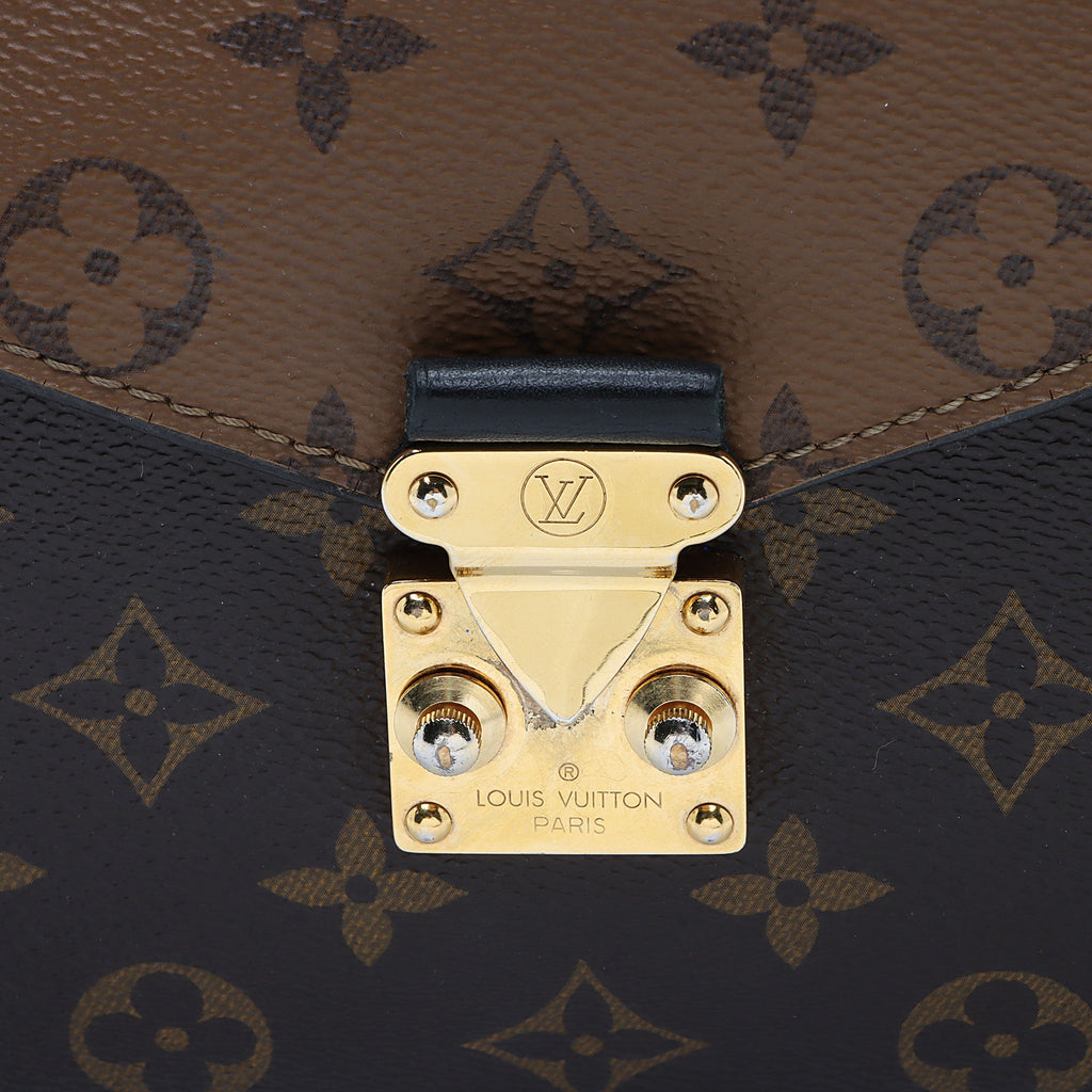 Louis Vuitton Reverse Monogram Pochette Metis Shoulder Bag (SHF-HDehHC)