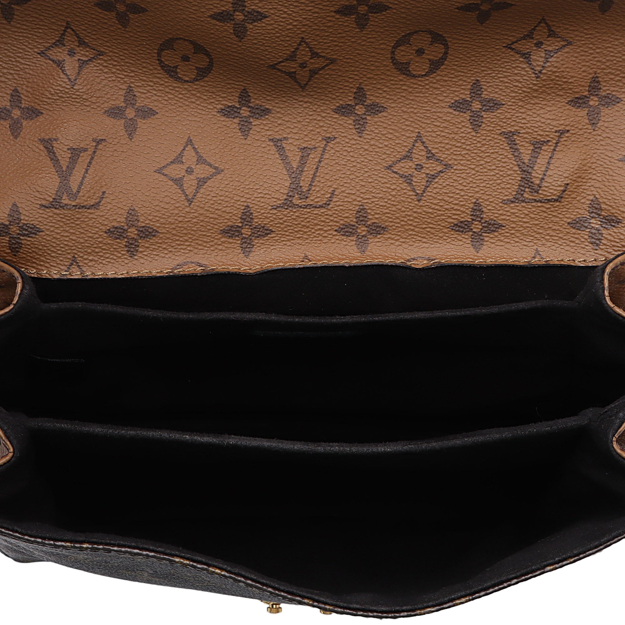 Louis Vuitton Reverse Monogram Pochette Metis Shoulder Bag (SHF-HDehHC)
