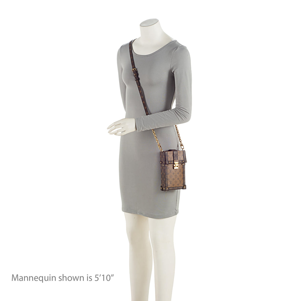 Louis Vuitton Reverse Monogram Pochette Trunk Vertical Shoulder Bag (SHF-xhzYvZ)
