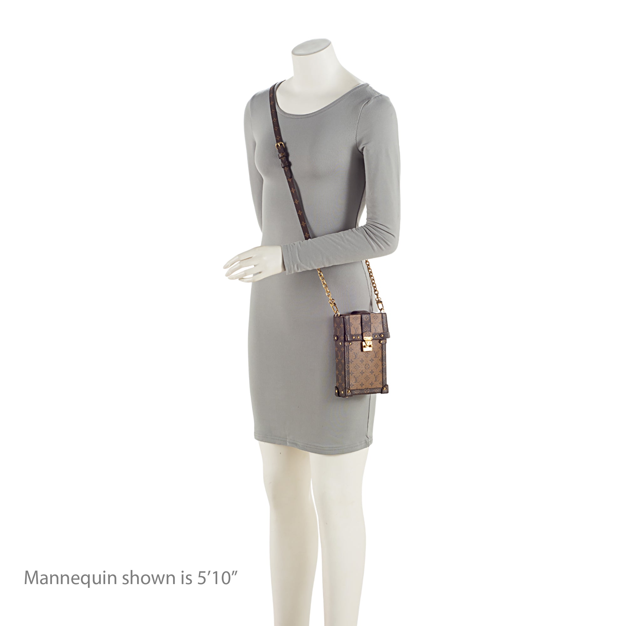 Louis Vuitton Reverse Monogram Pochette Trunk Vertical Shoulder Bag (SHF-xhzYvZ)